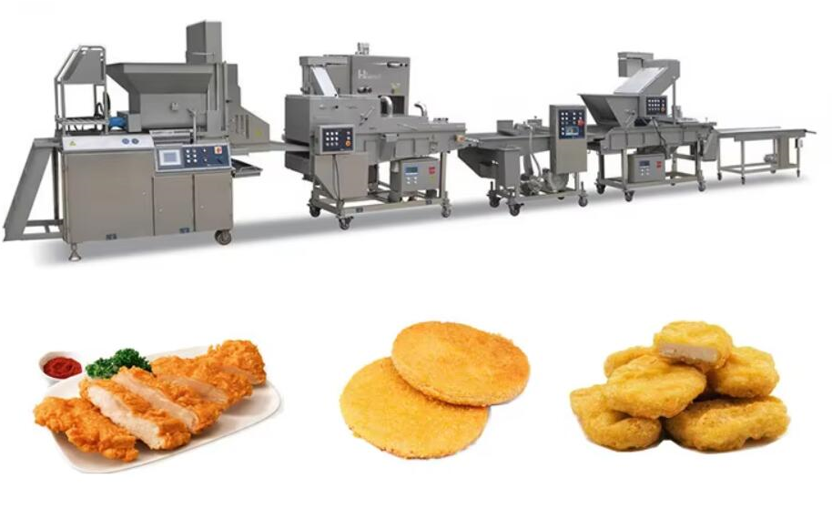 chicken nuggets processing machine
